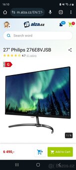 4k UHD monitor Philips 27" - 2