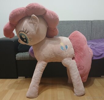 Velmi vzácné - obří plyšák a židlička My Little Pony - Pin - 2
