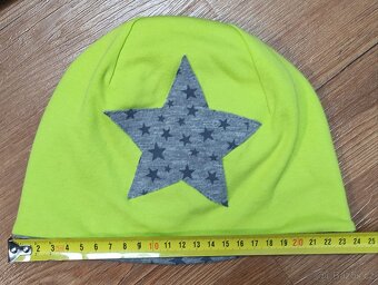 Oboustranná čepice + nákrčník. Pro dítě 4 - 6 let. - 2