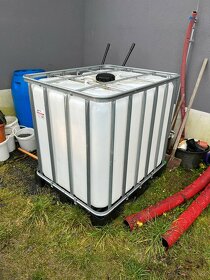 Ibc kontejner,1000l ,nový,certifikat na pitnou vodu - 2