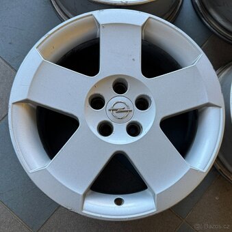 originální alu kola Opel 17", rozteč šroubů 5x110 - 2