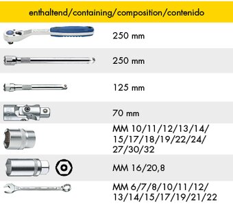 Heyco Heytec Sada klíčů 33ks - Nové zboží - 2