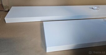 PRODÁM SADU 2KS BÍLÝCH POLIC IKEA LACK 110 A 190 CM - 2