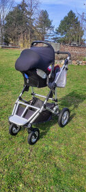 Easywalker Qtro Plus - Silver - 3v1 - 2