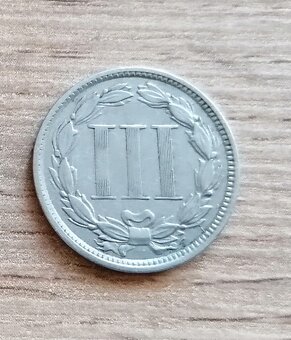 USA 3 Cents 1867 mince Spojené státy Americké Sever. Amerika - 2