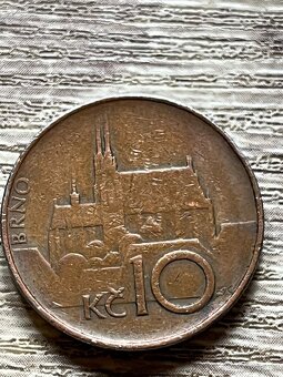 Vzácná 10 Kč 1993 chyboražba - 2
