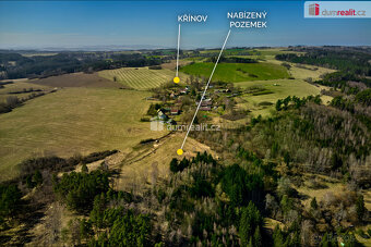 Stavební a lesní pozemky, 11355 m2, Křínov u Plané, okres Ta - 2