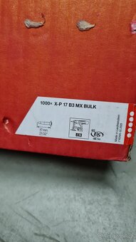 Hřeby do betonu Hilti 17 mm / 1050ks / BX3 - 2