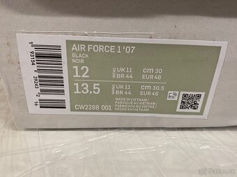 Klon Nike Air Force 1 ‘07 LOW BLACK vel. 46 - 2