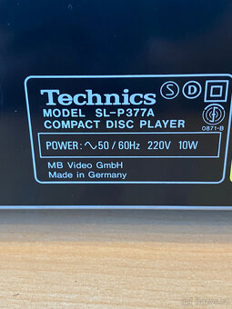 Technics MODEL SL-P377A - 2