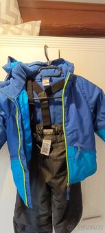 Zimní bunda + oteplovaky velikost 91-97cm - 2