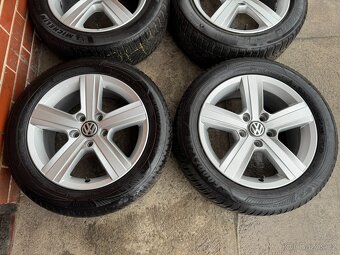 Alu 16" 5x112, orig. VW DOVER + zimní 65% G7 - 2