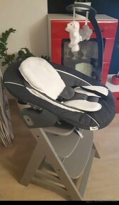 Lehátko - houpačka Hauck Alpha Bouncer Deluxe Melange grey - 2