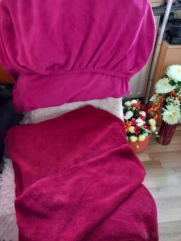 Prod. 2ks deka oranž .pruh. Prostěradlo p,. - 2