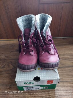 Zimní boty Fare vel.28 - 2
