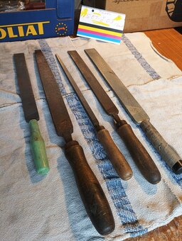 pilníky na ruční práci, set číslo 03 z pozůstalosti - 2