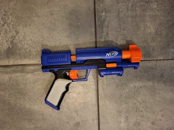 2 pistole Nerf N-Strike Mega HotShock + Elite Surestrike - 2