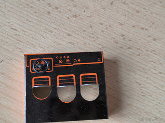 Staré hračky, Tatra 815 KDN, interiér kabiny, plech,originál - 2