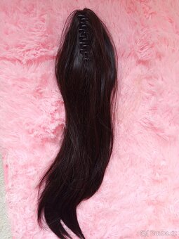 Krásný hustý dlouhý umělý cop - 2