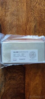 Investiční stříbrný slitek 1.000g - 2