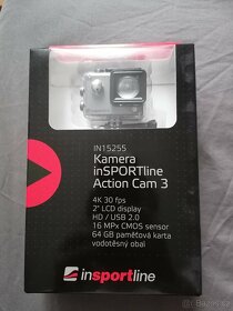 Outdoorová kamera inSPORTline ActionCam III - nová - 2