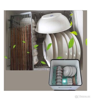 1500W automatická mini myčka nádobí - 2