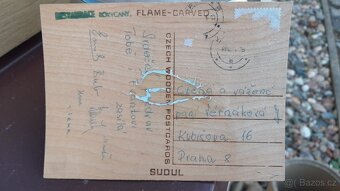 Dřevěná pohlednice - 2