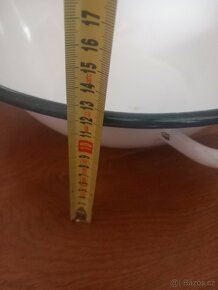 Velká smaltovana misa, made in Czechoslovakia - 2