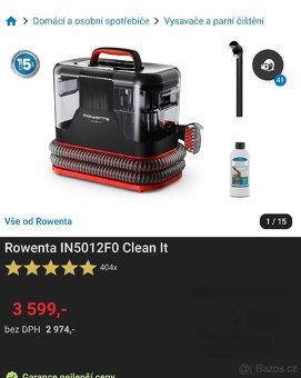 Tepovač Rowenta IN5012F0 Clean It - 2