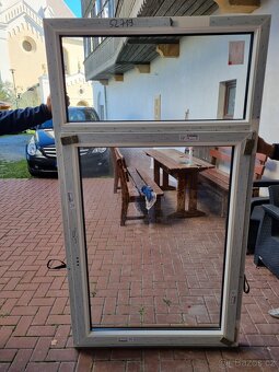Nová plastová pětikomorová okna 940x1650 mm - 2