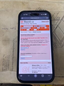 IPhone 17Pro REZERVACE - 2
