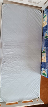 Dětská postel IKEA KRITTER, bílá, 70x160cm s matrací - 2