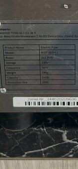 Elektrická fritéza Royal - 2