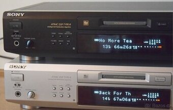 Minidisc deck SONY MDS-JE530,10xMD, manuál a kabely cinch - 2