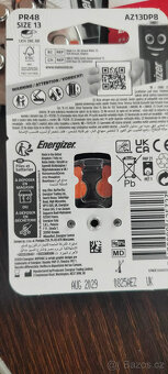 Baterie do naslouchadel Oticon 13DP zn.Energizer - 2