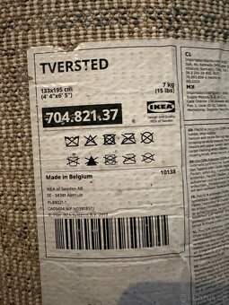 Prodam Ikea koberec Tversted - 105x132cm - 400 kc - 2