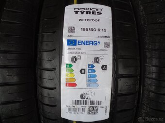 Letní pneu 195/50/15 Nokian - Nové - 2