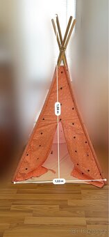 Dětské teepee/dětský stan/domeček/tepe/týpí/úkryt - 2