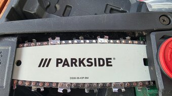 Parkside aku řetězová pila 20V - 2