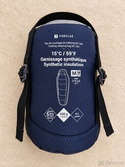 Spacák Forclaz MT500, 15 °C, hmotnost 630 g - 2