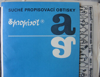 Propisot (suché propisovací obtisky) z 80.let - 2