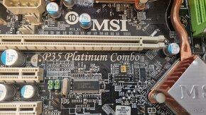 Základní deska MSI P35 , LGA 775 + CPU 4 jádro (DDR2/DDR3) - 2