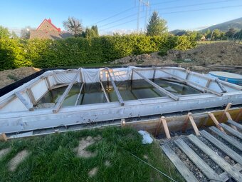 Prodám výdřevu bazénu Albixon 8x4 m - 2