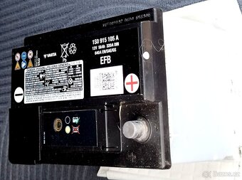 VARTA 1so 915 105 A 12v 59Ah 320a DIN 640 A EFB Autobater - 2