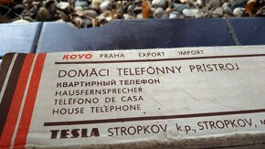domácí telefon TESLA nové 2 ks - 2