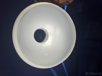 Petrolejová lampa z majoliky - 2