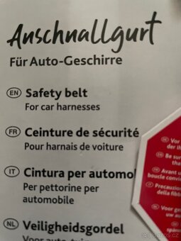 Bezpečnostní pás pro pejska do auta - 2