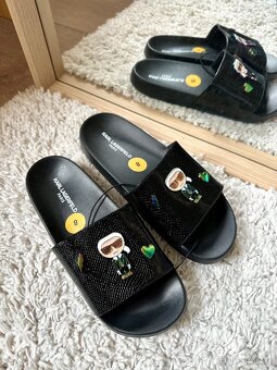 ČERNÉ PANTOFLE KARL LAGERFELD - 2