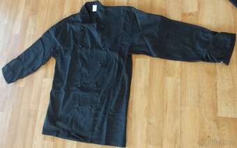 Černý kuchařský set –rondon + kalhoty (Mija, 100% bavlna) P - 2