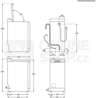 Pračka Electrolux EWT1366HGW - 2